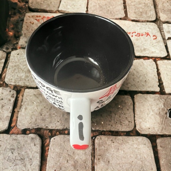 San Francisco Oversized Coffee Or Soup Mug Alcatraz Chinatown Lombard Street Etc - Picture 5 of 7